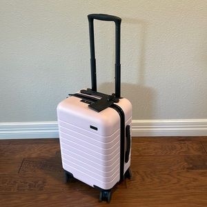 AWAY Kids carry on suitcase. Blush. Discontinued.